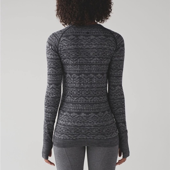 Lululemon Rest Less Tight Knit Pullover in Heathered Black Women’s Size 6 - Picture 8 of 11